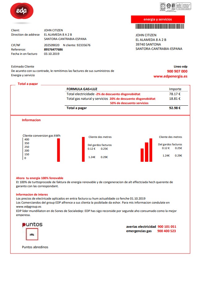  Minol USA business utility bill 